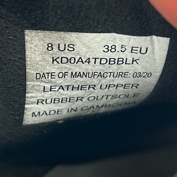 KODIAK Women's Black Waterproof Leather Peyto Chelsea Ankle Boots Booties Size 8 - Picture 7 of 9